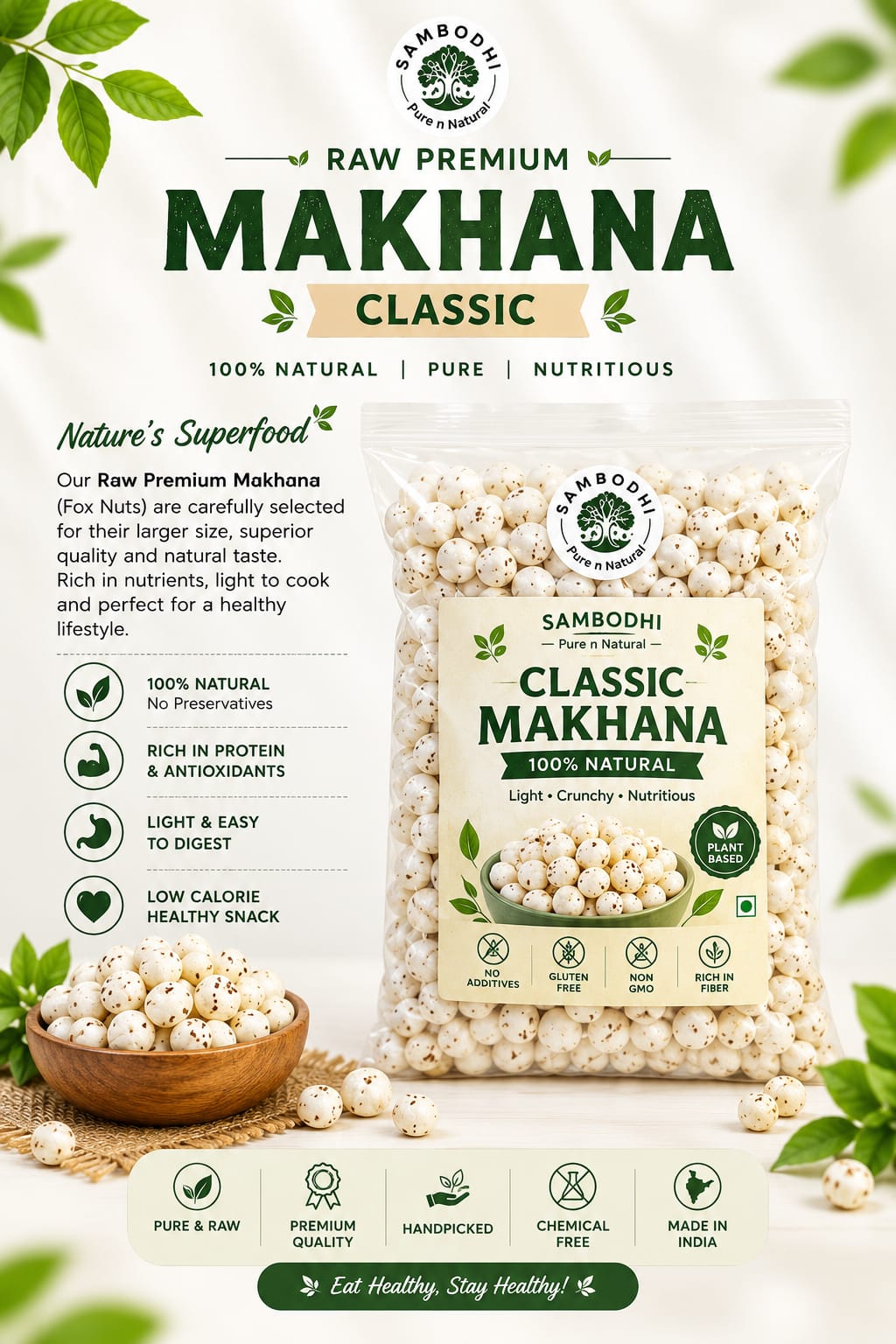 Raw Classic Makhana | 250g